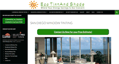 Desktop Screenshot of ecotintandshade.com